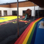 Play Area Rubber Surfaces in Garth 4