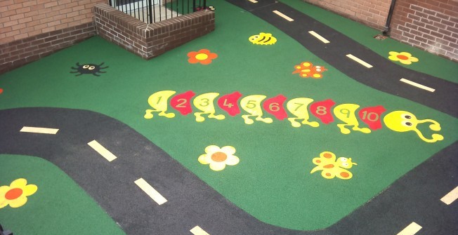 Rubber Play Surfacing in Sutton