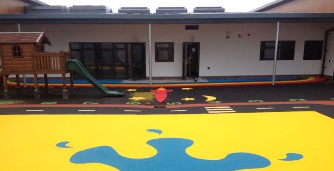 Wetpour Safety Surfacing in Aston